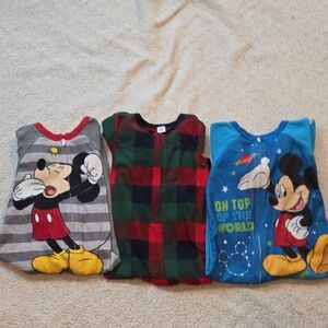 Mickey Mouse Toddler Pajama Onesies